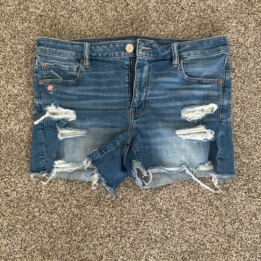 American Eagle Midi Next Level Stretch Shorts